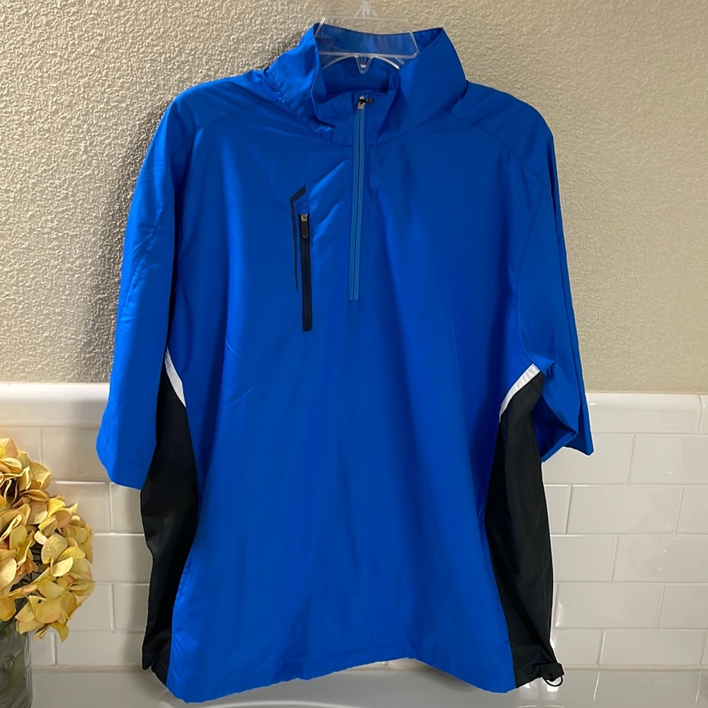 Bobby Jones Qtr zip Golf wind jacket New w/o tags. SZ Large